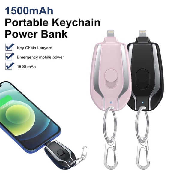 1500mAh Mini Power emergency pod keychain pod keychain charger - Picture 3 of 3